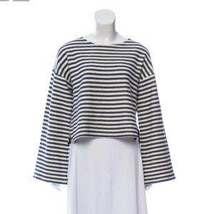 La Ligne Striped Bateau Top - S